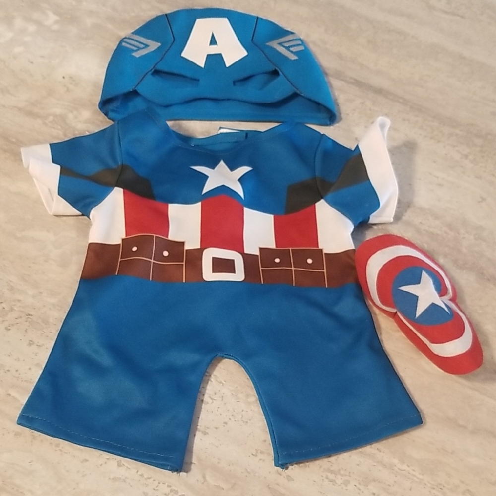 Build-A-Bear Captain America Outfit  Marvel
